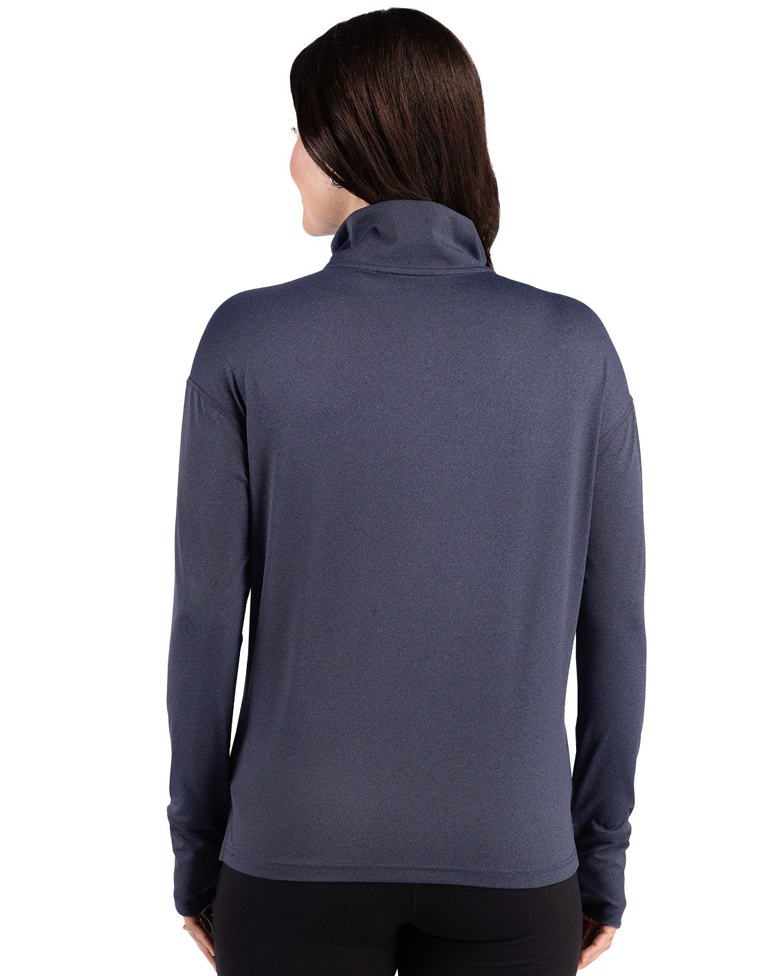 Cutter & Buck Forge Recycled Four-Way Stretch Womens Quarter Zip Pullover