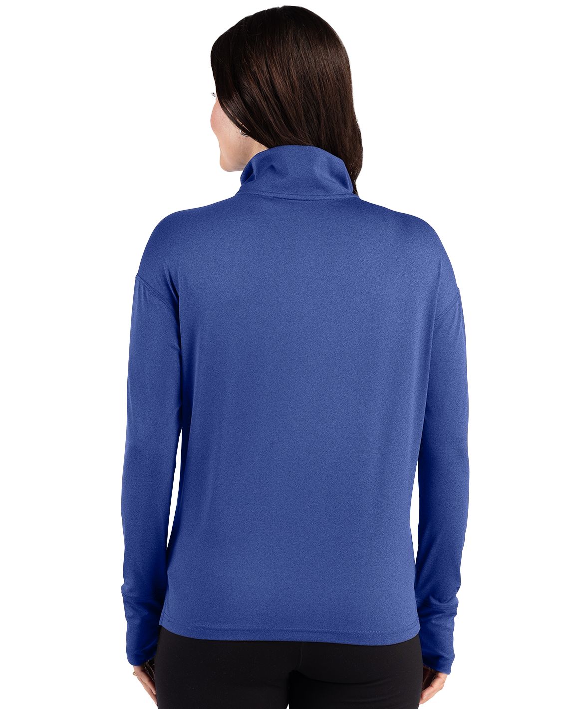 Cutter & Buck Forge Recycled Four-Way Stretch Womens Quarter Zip Pullover