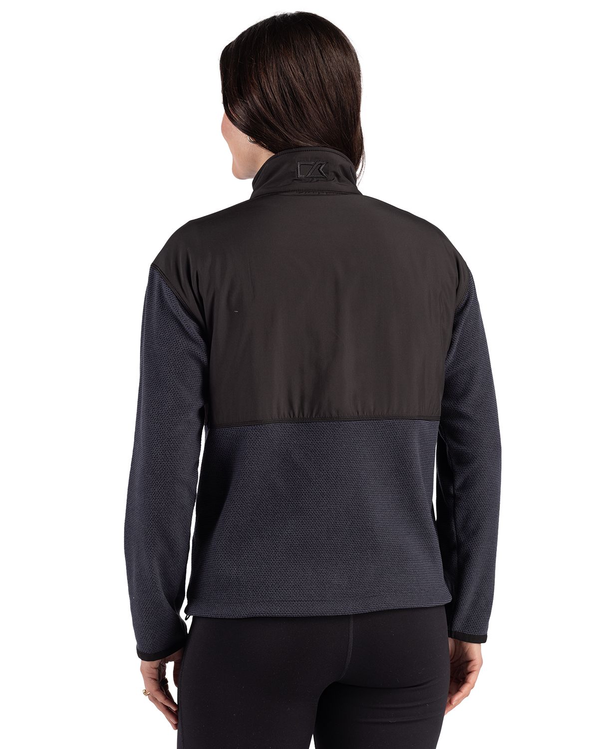 Cutter & Buck Hunts Point Recycled Fleece Womens Hybrid Full Zip Jacket