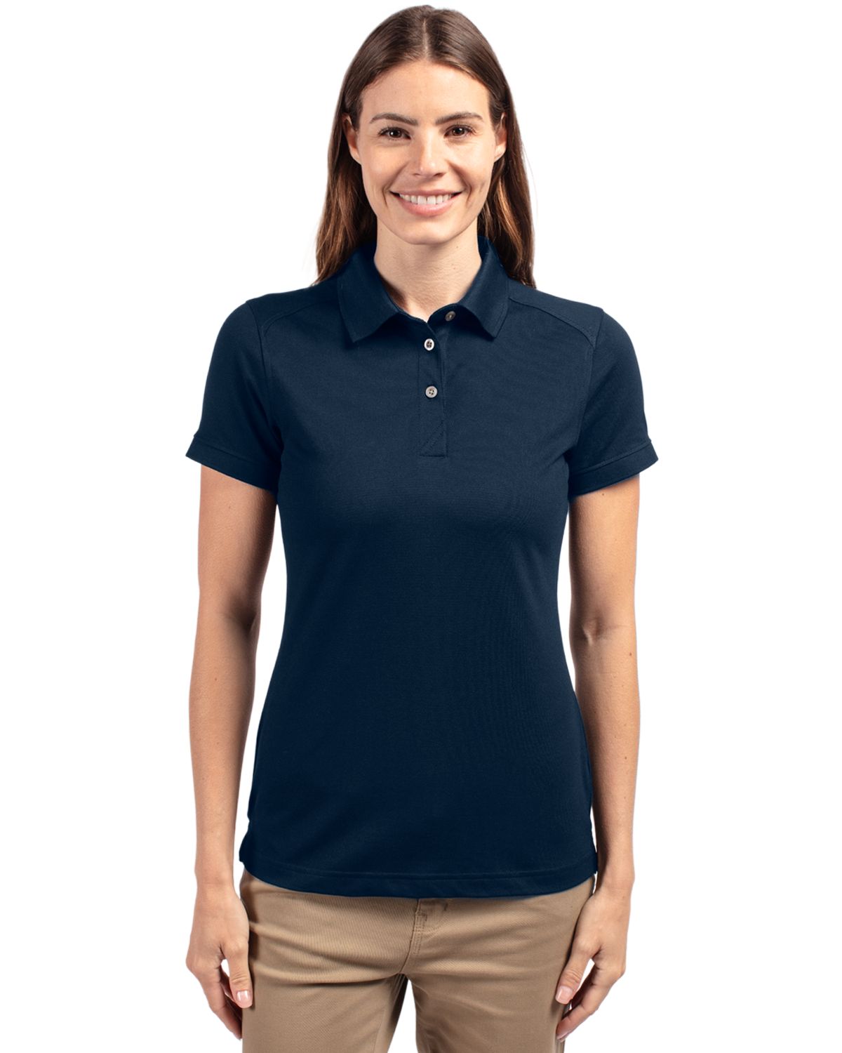 Cutter & Buck Advantage Epic Confidence Recycled Tri-Blend Pique Womens Polo