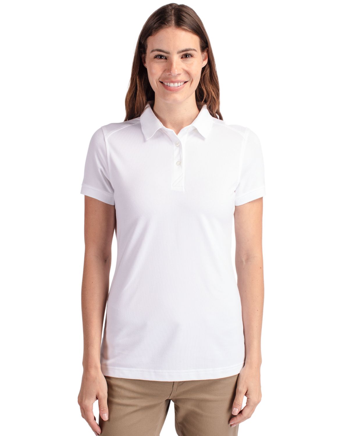 Cutter & Buck Advantage Epic Confidence Recycled Tri-Blend Pique Womens Polo