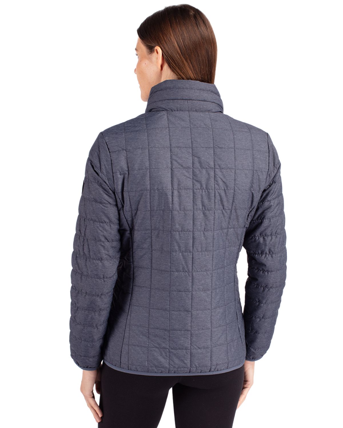 Cutter & Buck Rainier Recycled Insulated Puffer Womens Full Zip Jacket