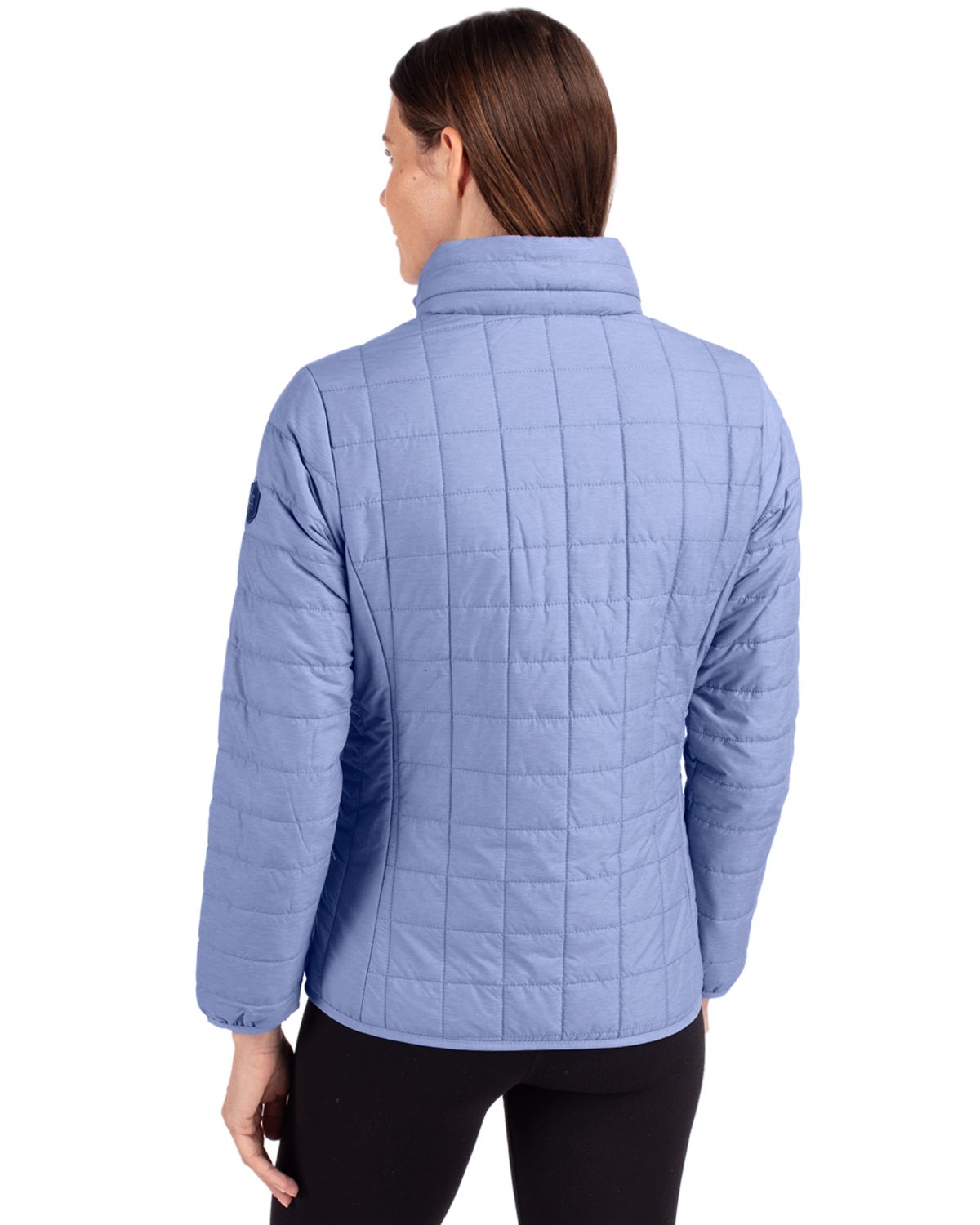 Cutter & Buck Rainier Recycled Insulated Puffer Womens Full Zip Jacket