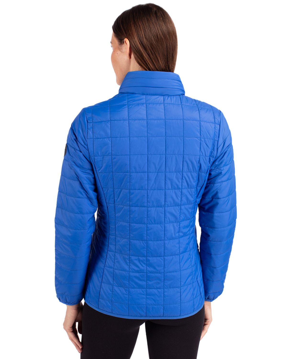 Cutter & Buck Rainier Recycled Insulated Puffer Womens Full Zip Jacket
