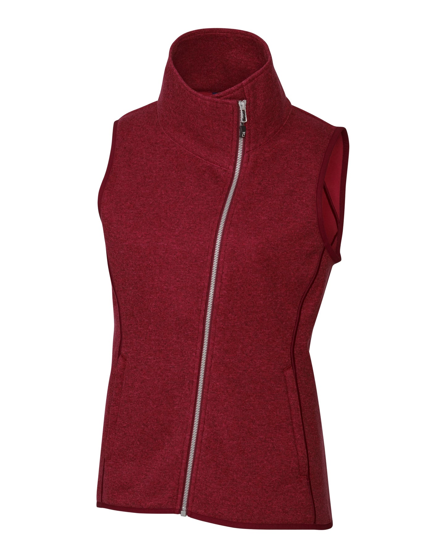 Cutter & Buck Mainsail Sweater Knit Asymmetrical Vest - Women's