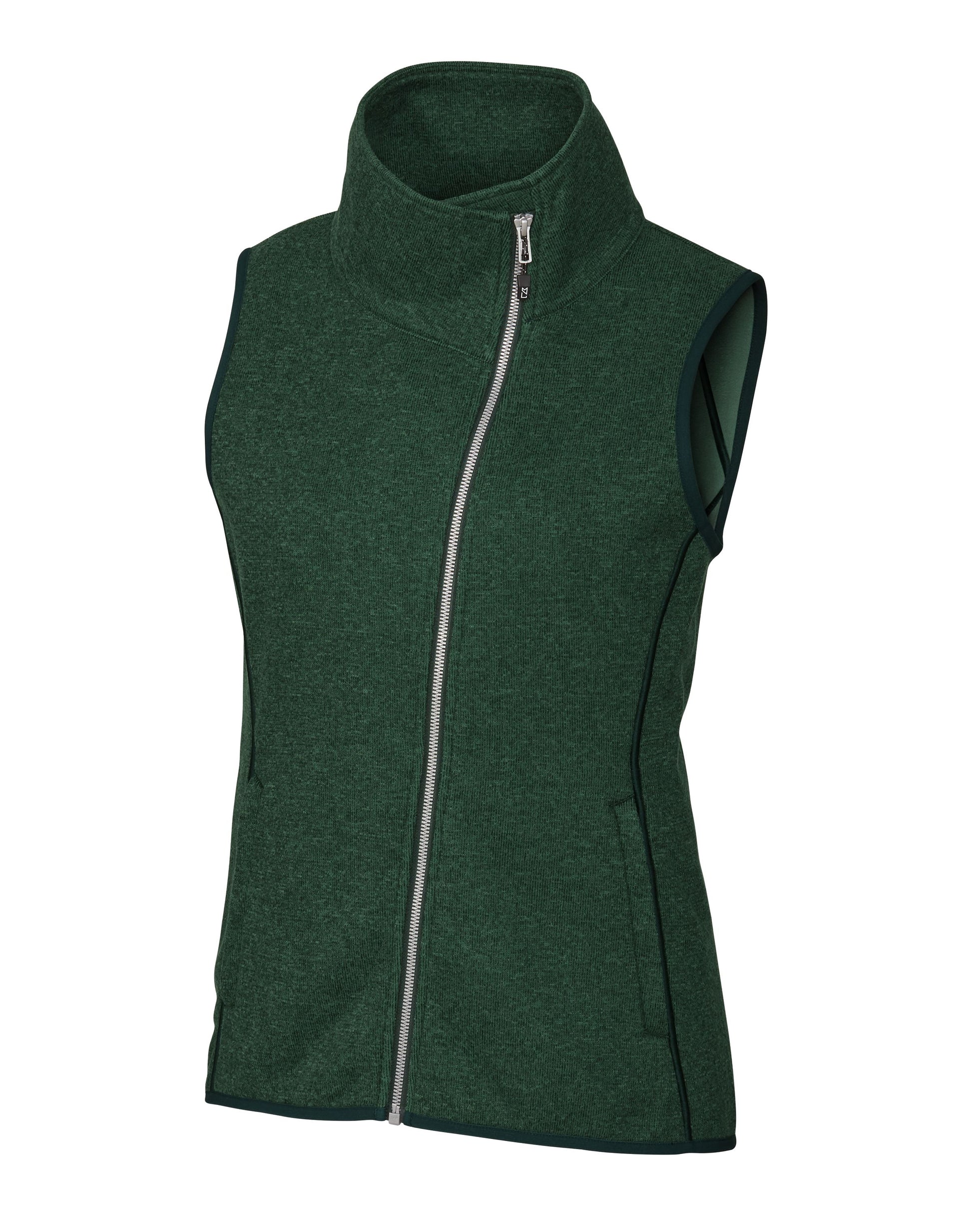 Cutter & Buck Mainsail Sweater Knit Asymmetrical Vest - Women's