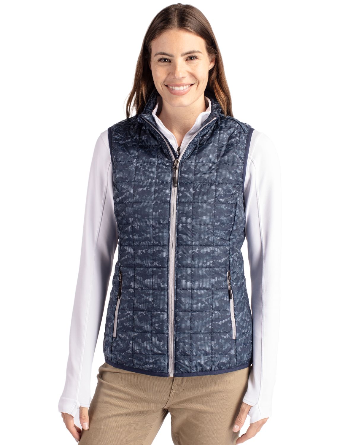 Cutter & Buck Rainier PrimaLoft Eco Printed Vest - Women's