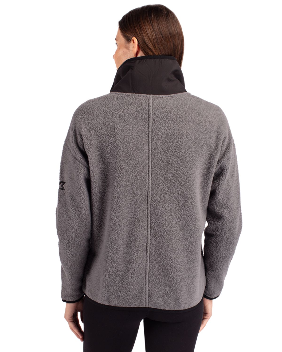 Cutter & Buck Cascade Epic Comfort Recycled Sherpa Fleece Womens Full Zip Jacket