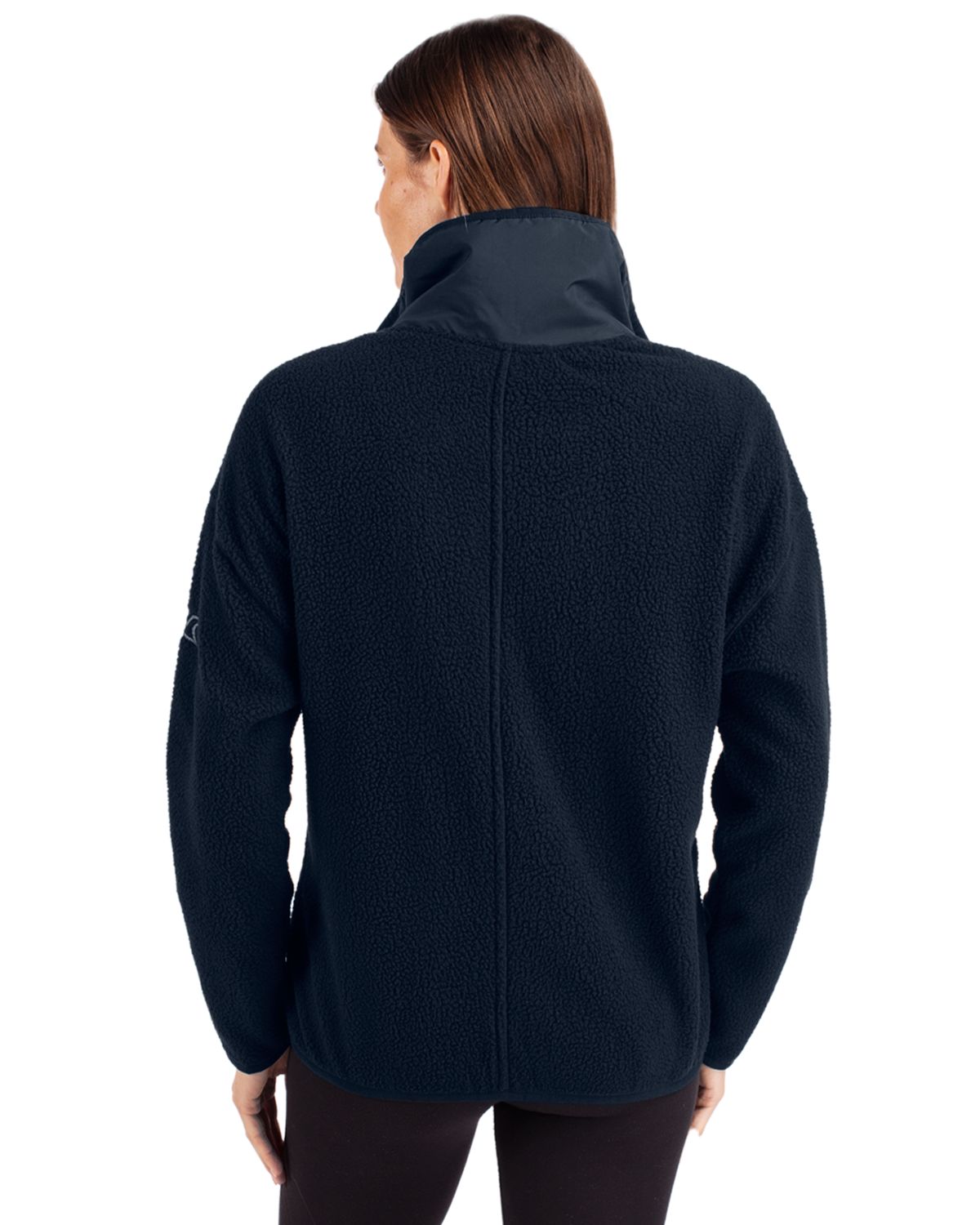 Cutter & Buck Cascade Epic Comfort Recycled Sherpa Fleece Womens Full Zip Jacket