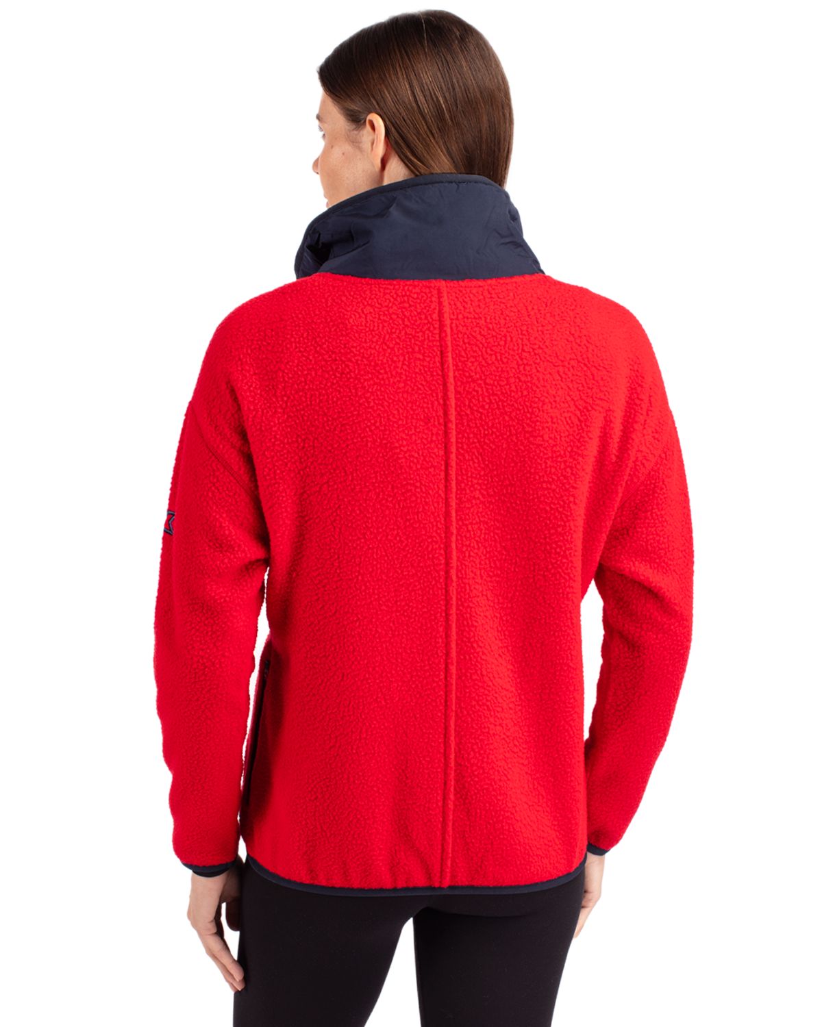 Cutter & Buck Cascade Epic Comfort Recycled Sherpa Fleece Womens Full Zip Jacket