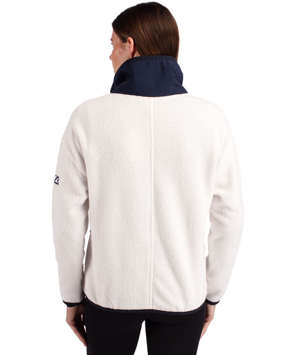 Cutter & Buck Cascade Epic Comfort Recycled Sherpa Fleece Womens Full Zip Jacket