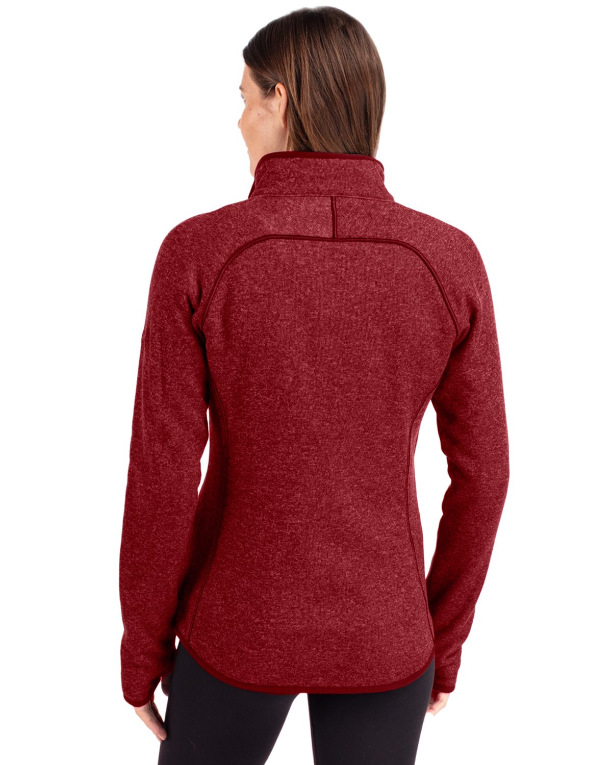 Cutter & Buck Mainsail Sweater-Knit Womens Full Zip Jacket