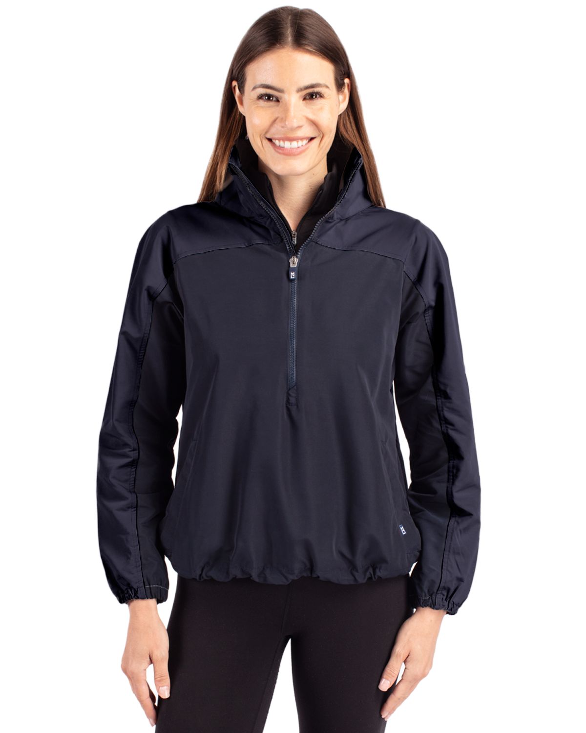Cutter & Buck Charter Epic Versatility Recycled Womens Half Zip Anorak Jacket