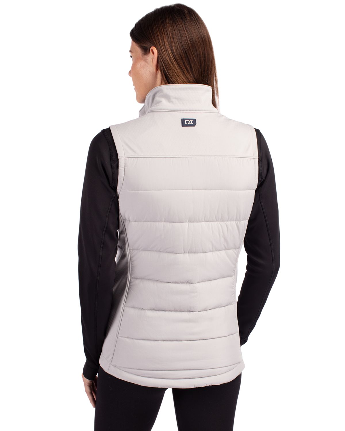 Cutter & Buck Evoke Epic Versatility Recycled Hybrid Softshell Womens Full Zip Vest