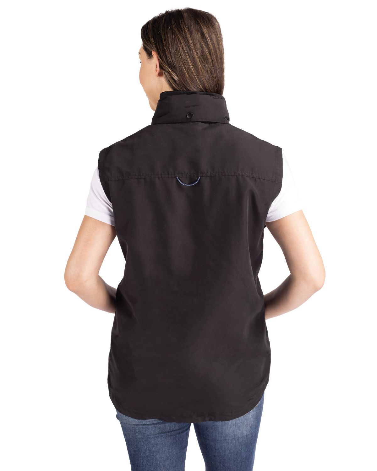Cutter & Buck Charter Epic Versatility Recycled Packable Womens Full Zip Vest