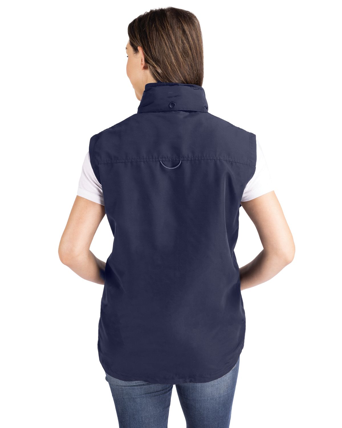 Cutter & Buck Charter Epic Versatility Recycled Packable Womens Full Zip Vest