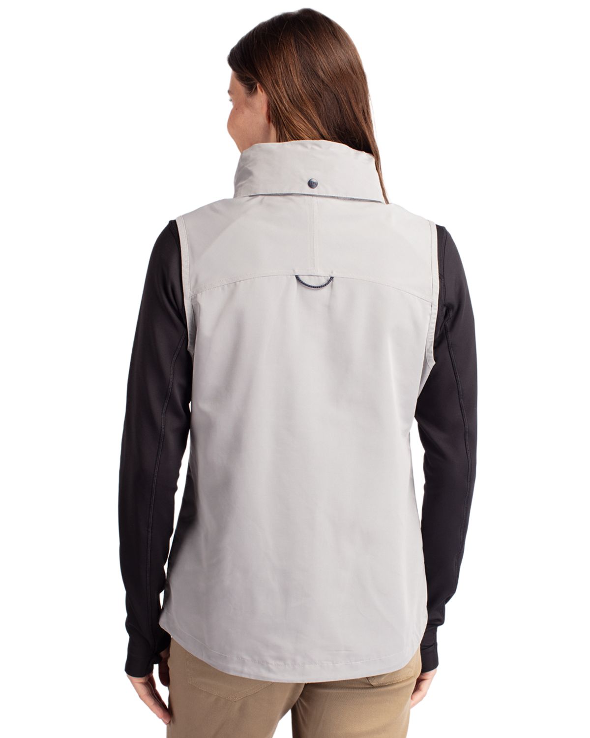 Cutter & Buck Charter Epic Versatility Recycled Packable Womens Full Zip Vest