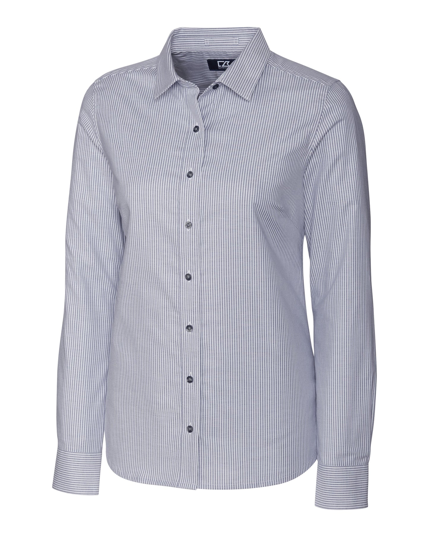 Cutter & Buck Easy Care Stretch Oxford Stripe L/S - Women's