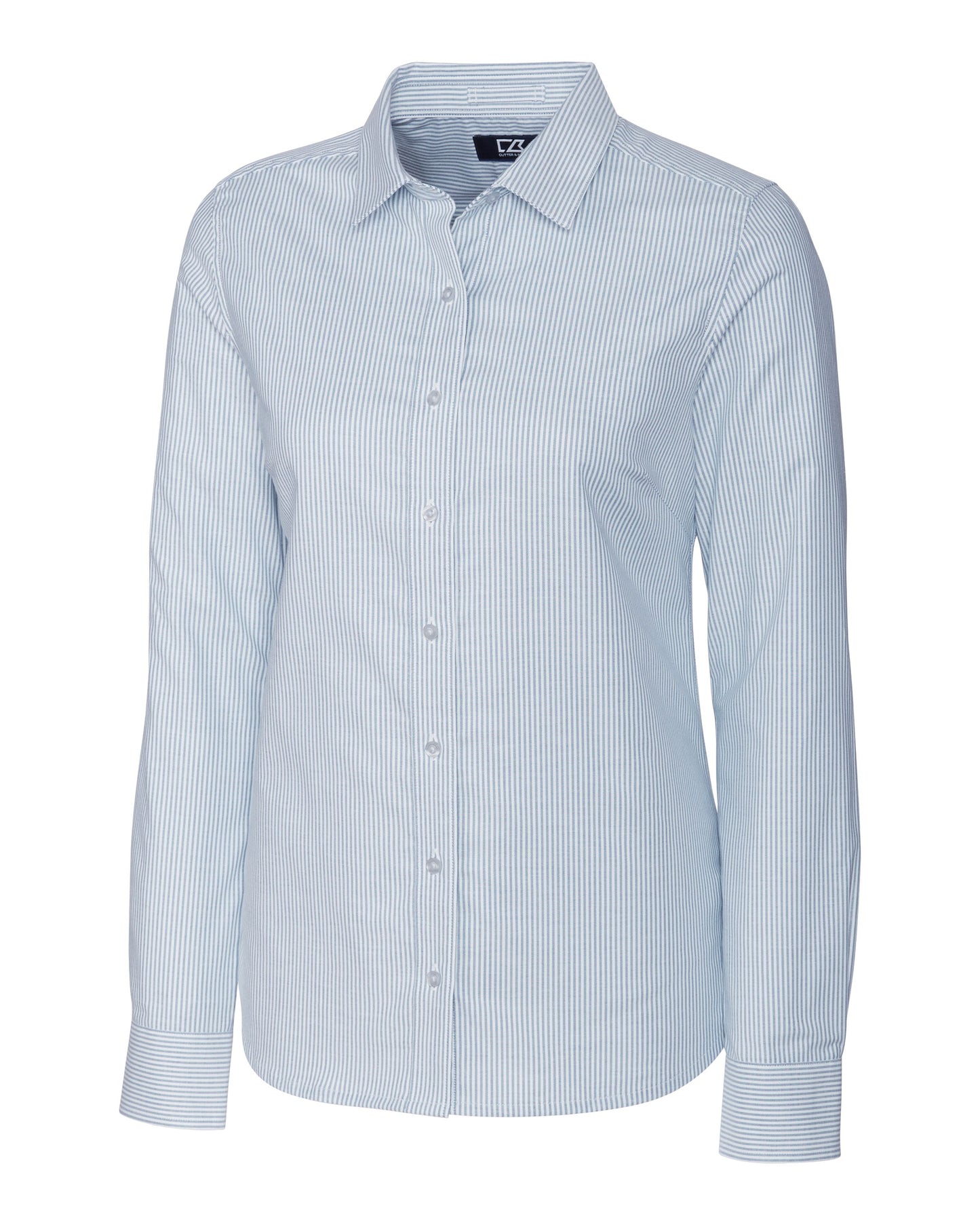 Cutter & Buck Easy Care Stretch Oxford Stripe L/S - Women's