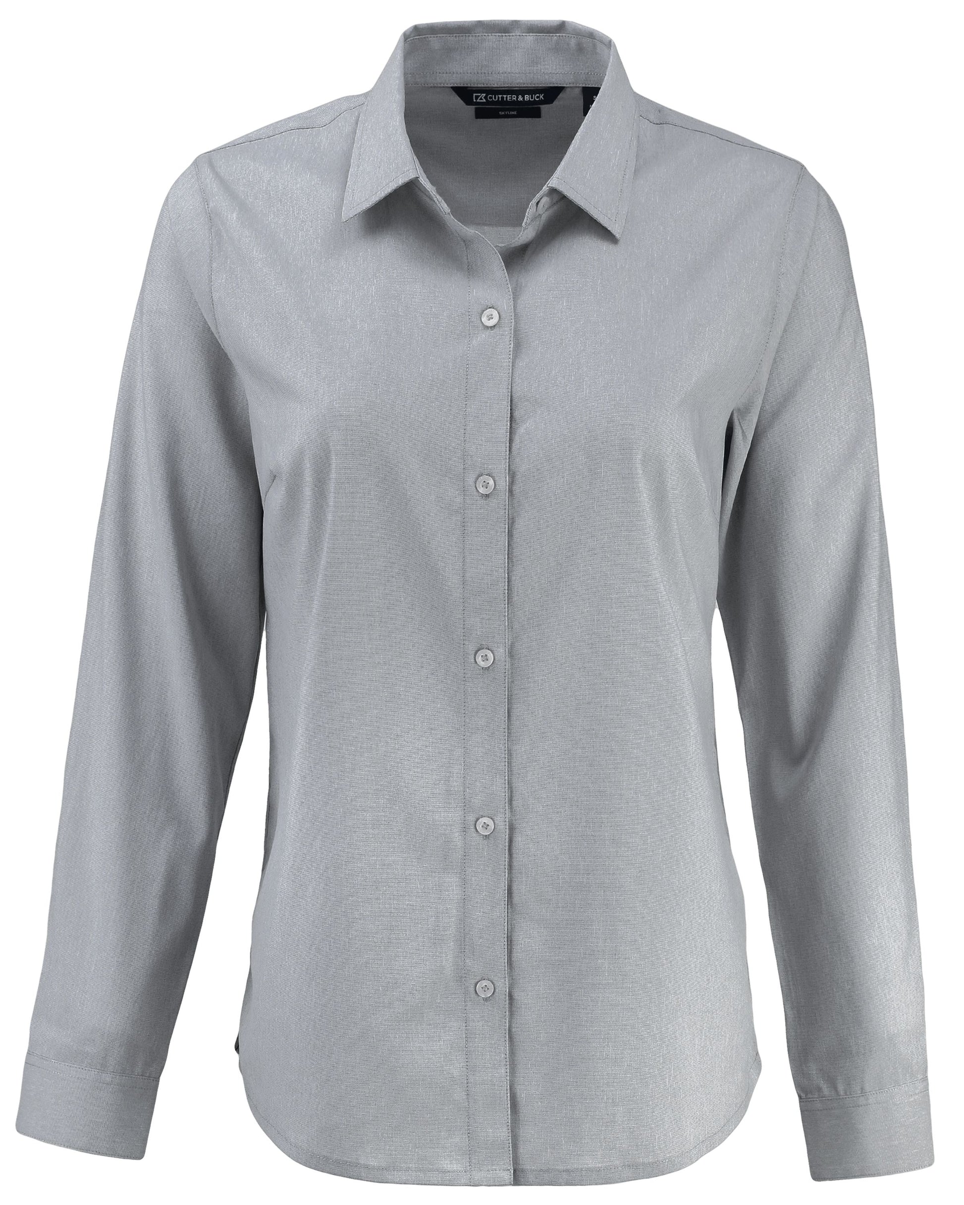 Cutter & Buck Skyline Eco End on End Button Down Shirt - Women's