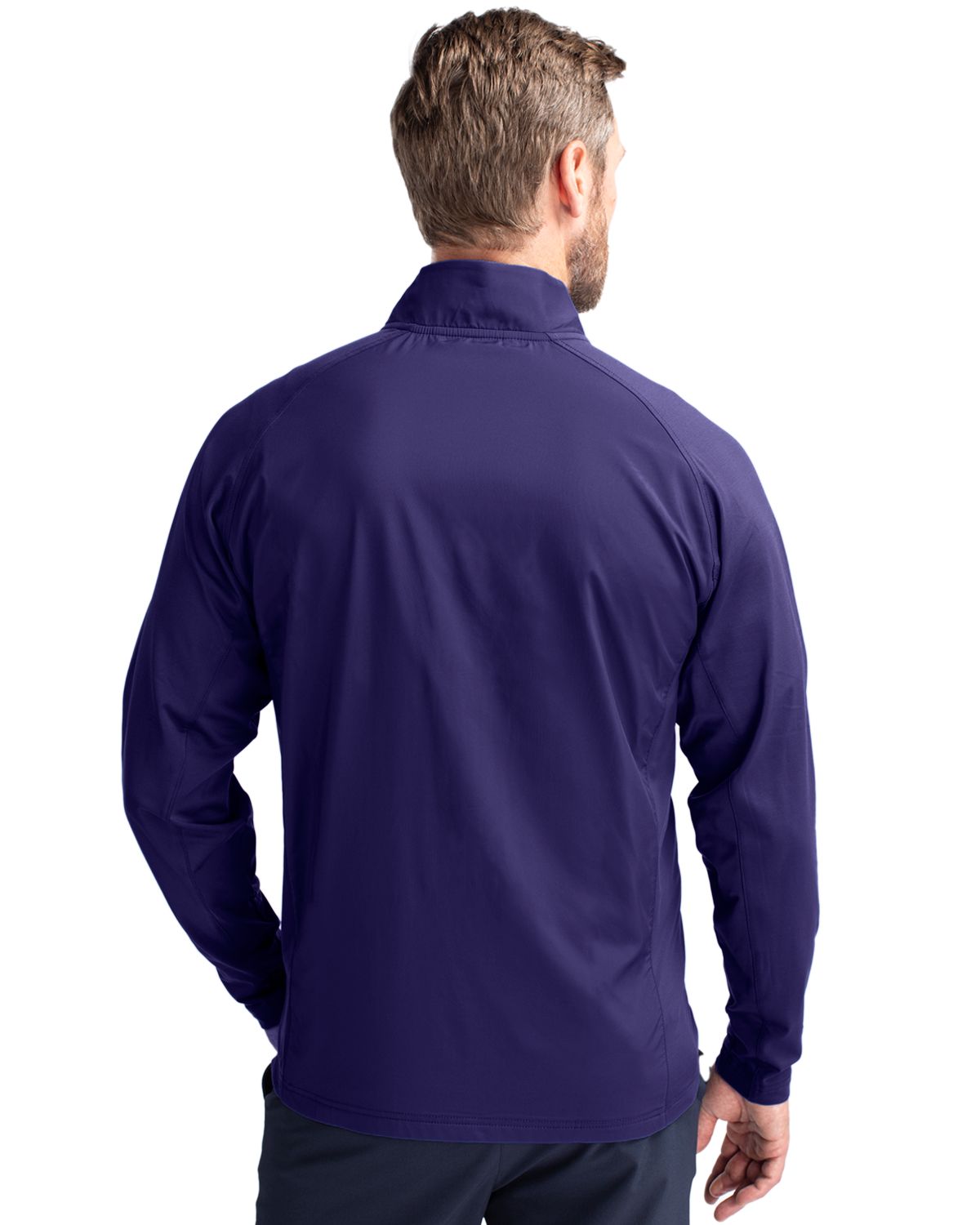 Cutter & Buck Adapt Recycled Soft Knit Stretch Mens Hybrid Full Zip Jacket
