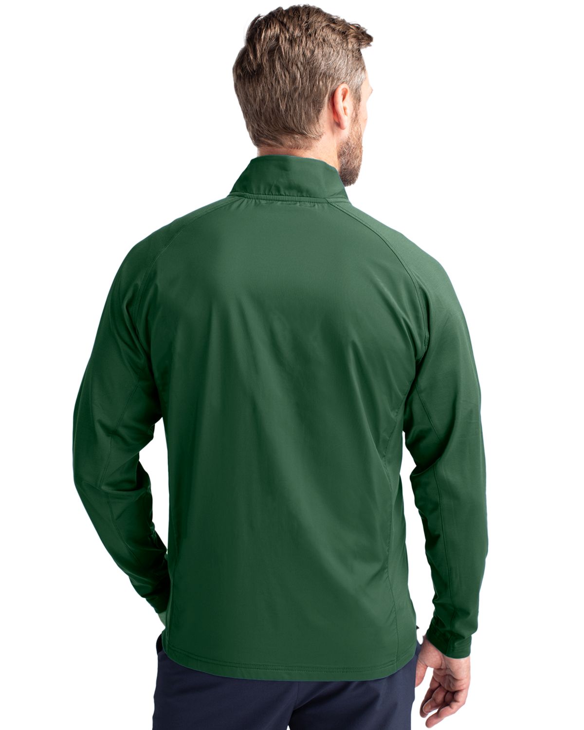 Cutter & Buck Adapt Recycled Soft Knit Stretch Mens Hybrid Full Zip Jacket
