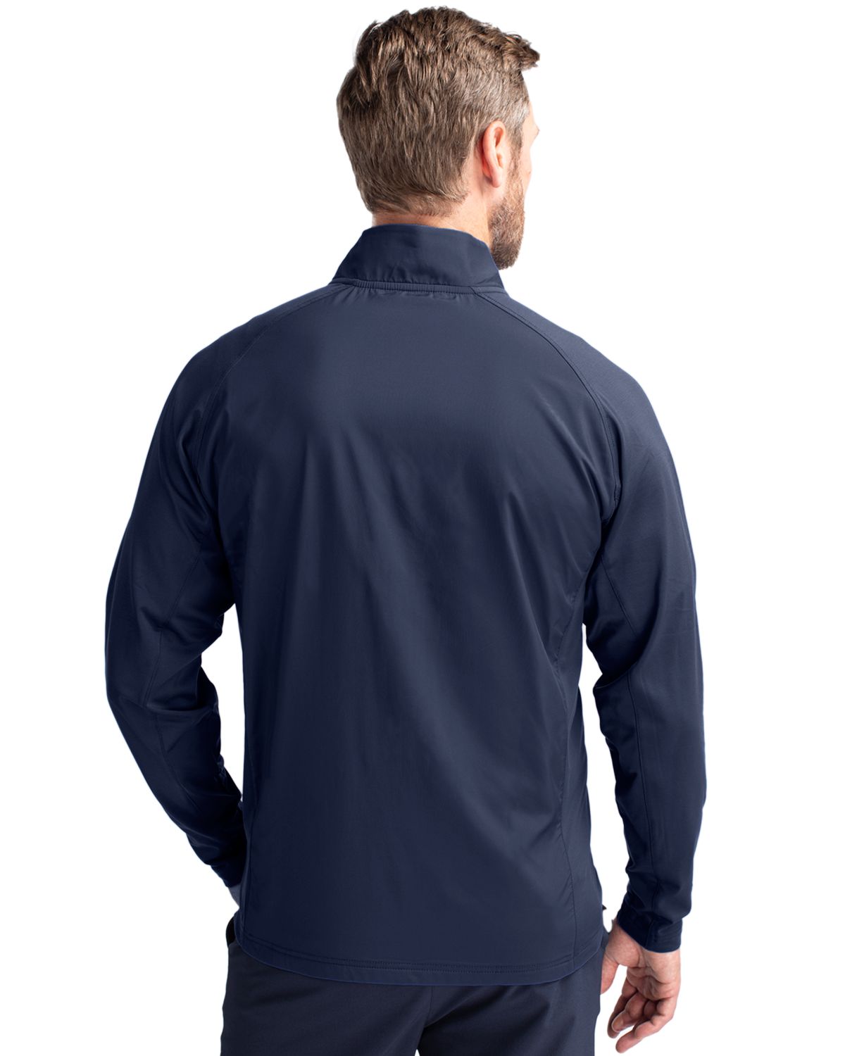 Cutter & Buck Adapt Recycled Soft Knit Stretch Mens Big & Tall Hybrid Full Zip Jacket