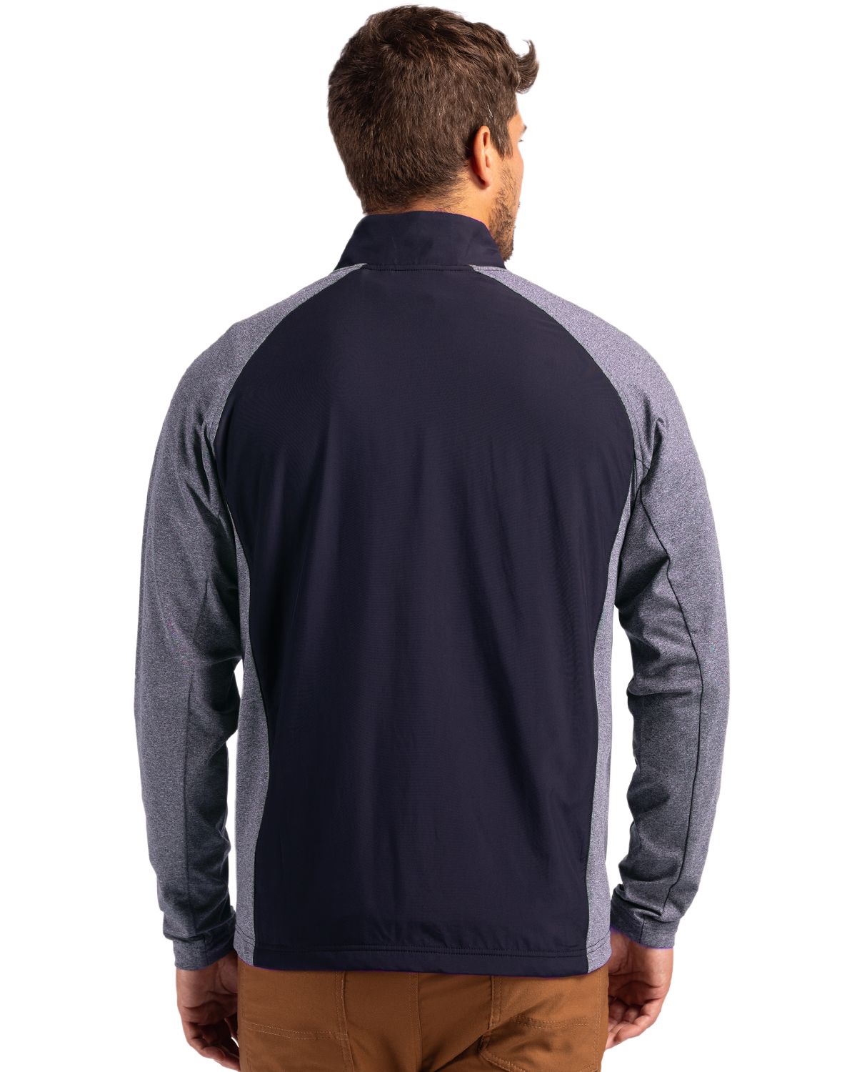 Cutter & Buck Adapt Recycled Soft Knit Stretch Mens Big & Tall Hybrid Full Zip Jacket