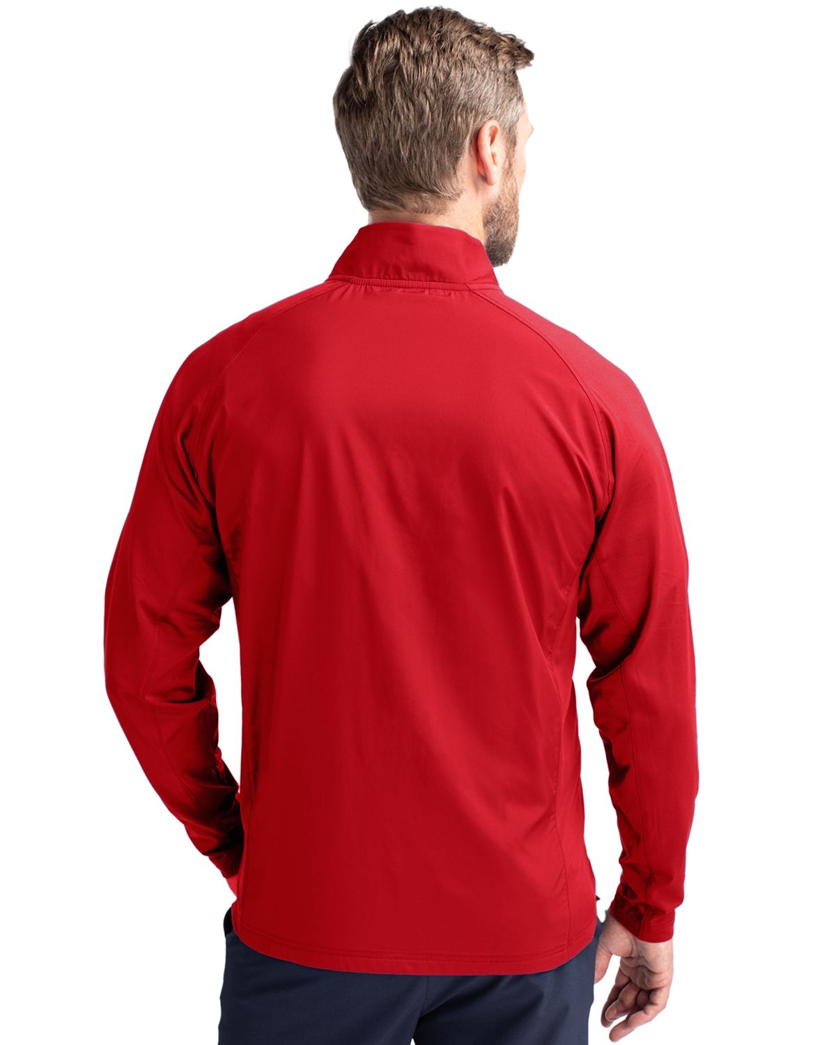 Cutter & Buck Adapt Recycled Soft Knit Stretch Mens Big & Tall Hybrid Full Zip Jacket