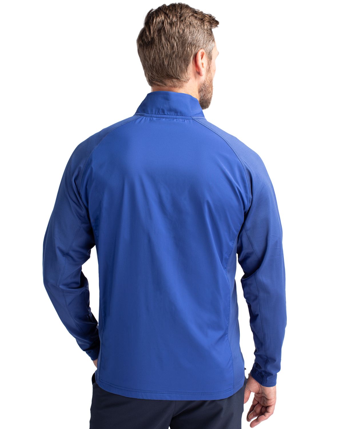 Cutter & Buck Adapt Recycled Soft Knit Stretch Mens Big & Tall Hybrid Full Zip Jacket