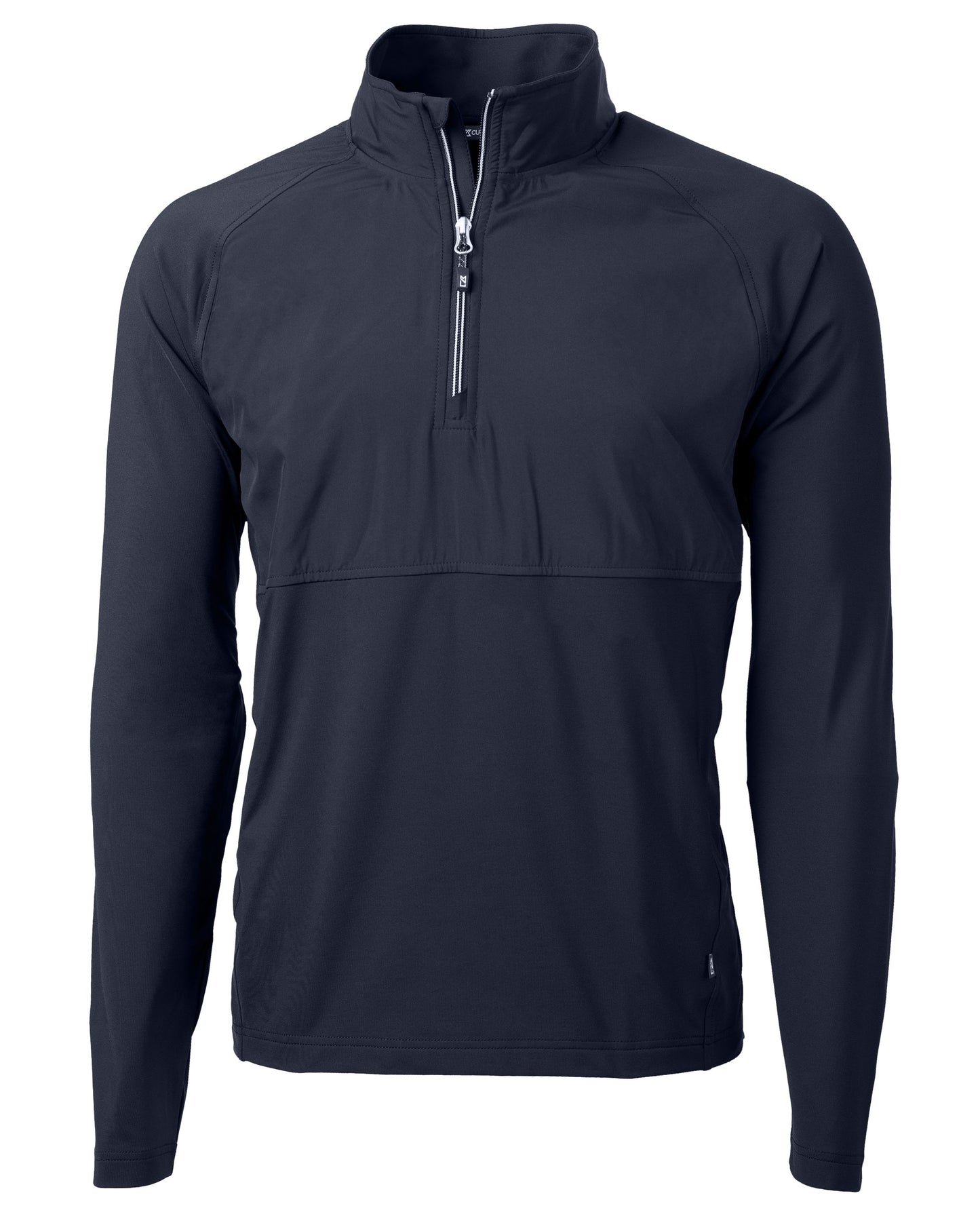 Cutter & Buck Adapt Recycled Soft Knit Stretch Mens Hybrid Quarter Zip Pullover
