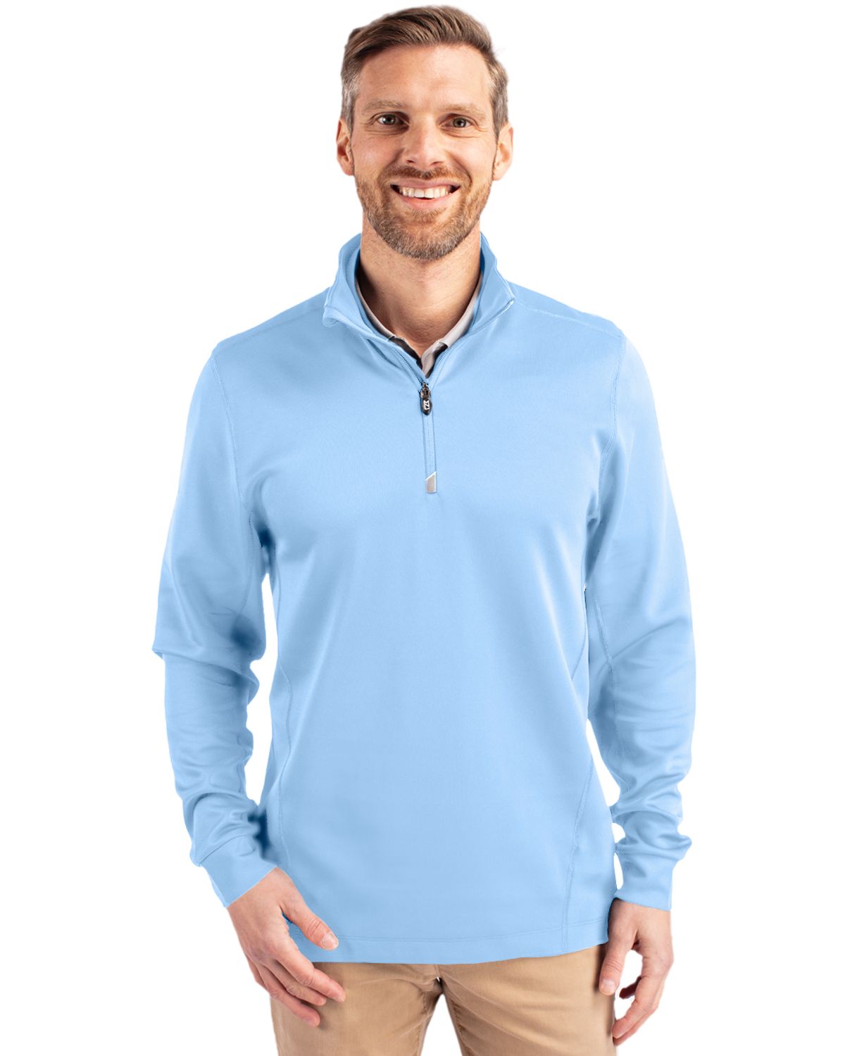 Cutter & Buck Traverse Recycled Stretch Mens Quarter Zip