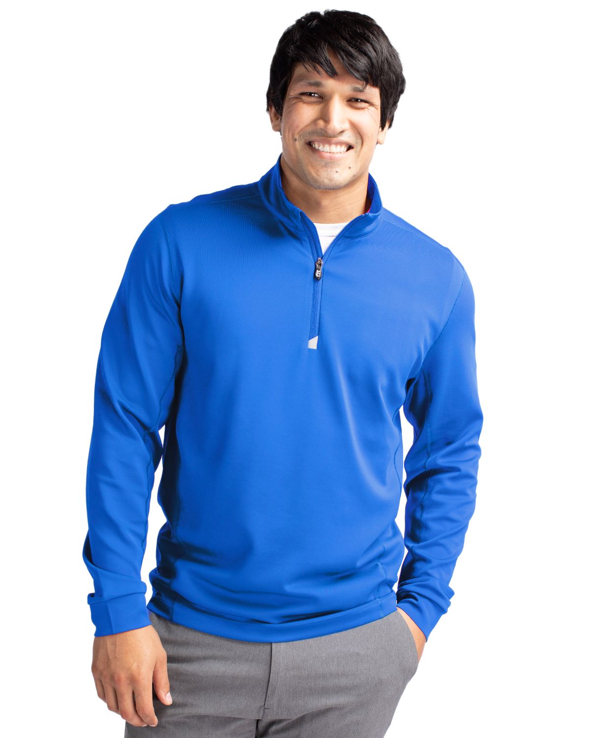 Cutter & Buck Traverse Recycled Stretch Mens Quarter Zip