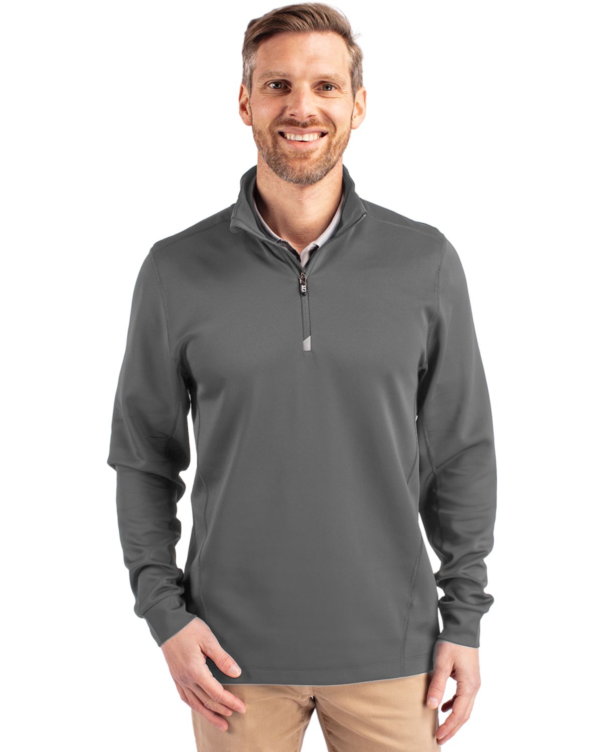 Cutter & Buck Traverse Recycled Stretch Mens Quarter Zip