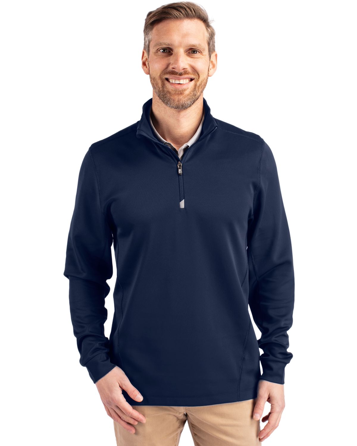 Cutter & Buck Traverse Recycled Stretch Mens Quarter Zip