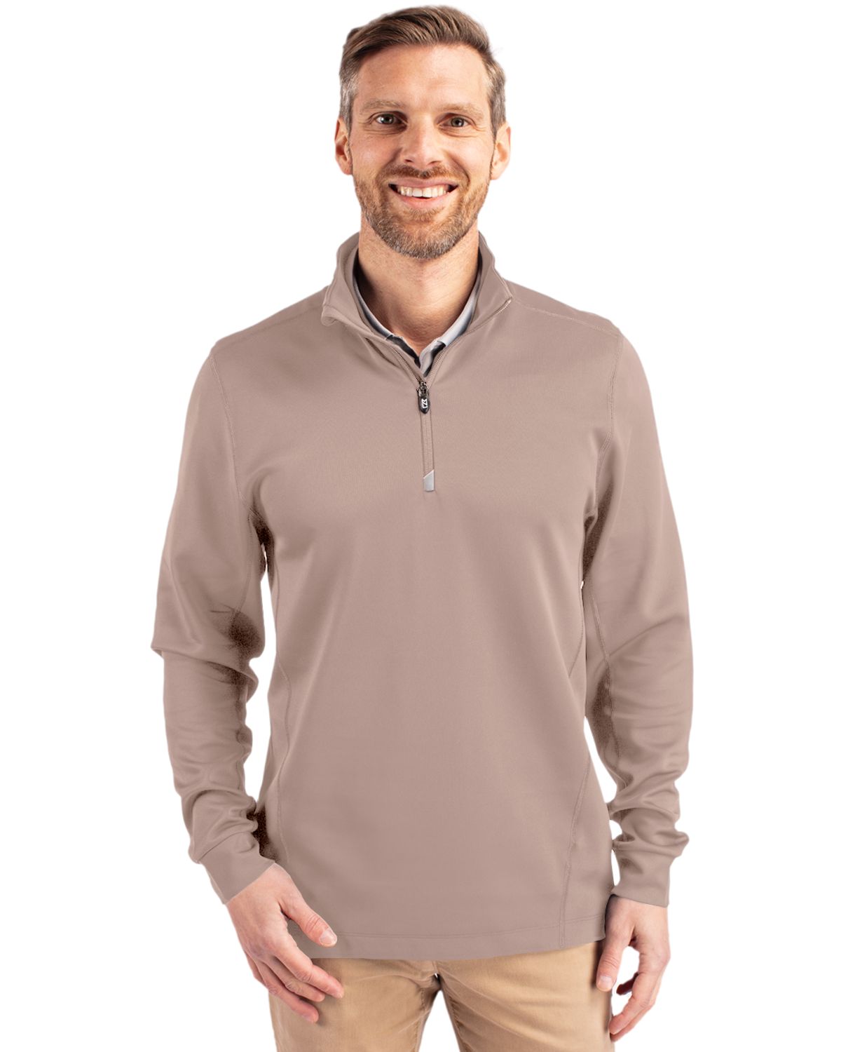 Cutter & Buck Traverse Recycled Stretch Mens Quarter Zip