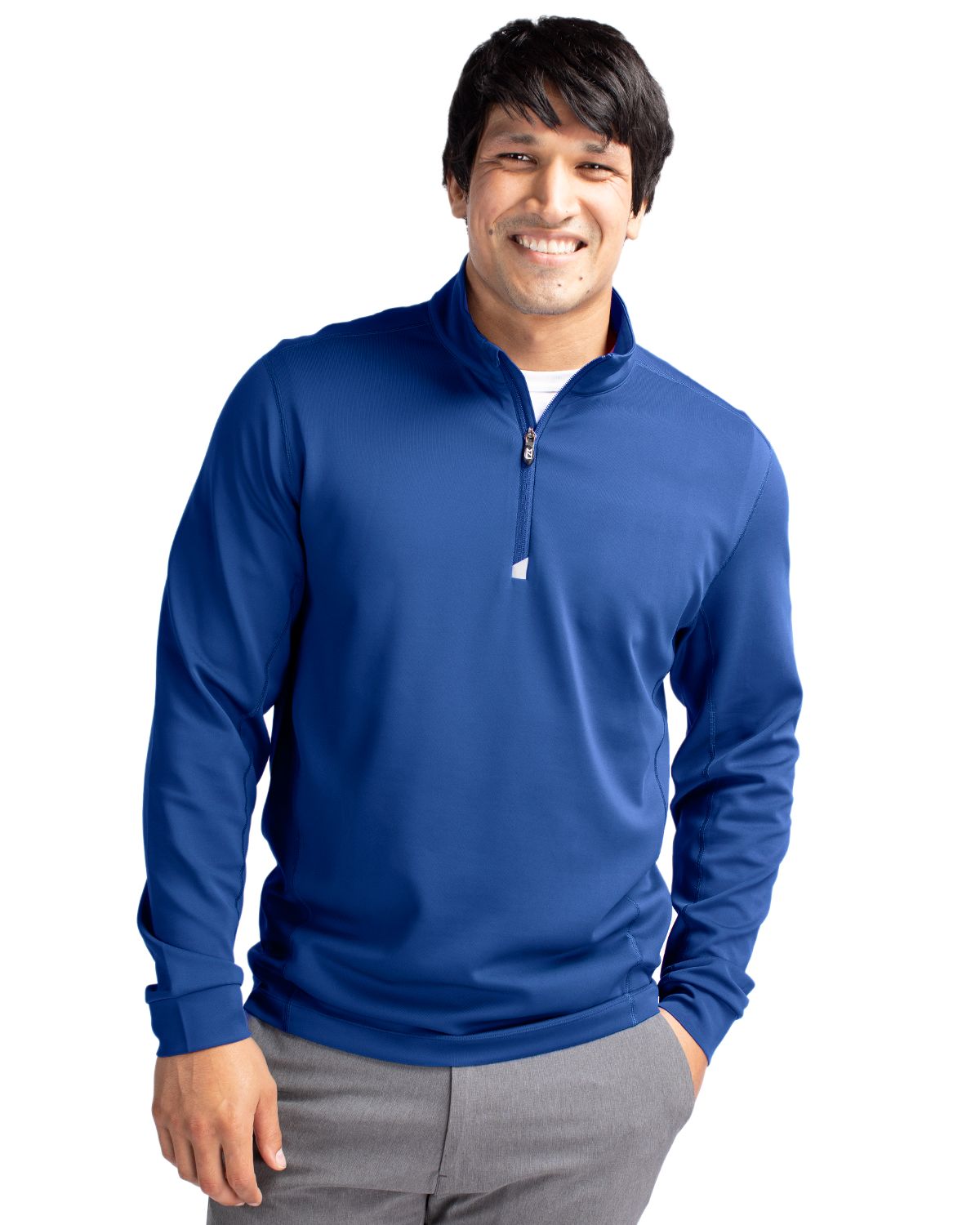 Cutter & Buck Traverse Recycled Stretch Mens Quarter Zip