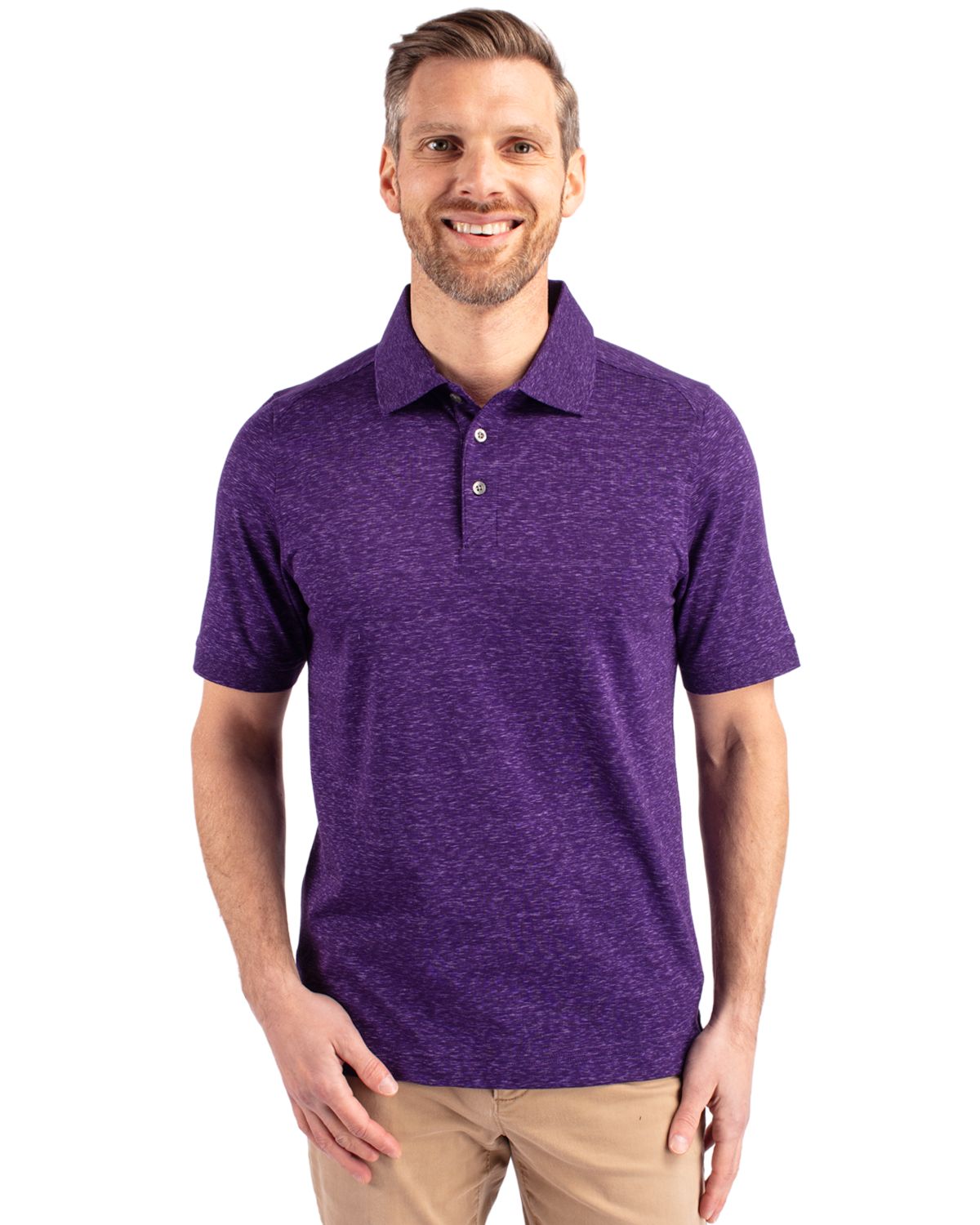 Cutter & Buck Advantage Tri-Blend Space Dye Polo - Men's