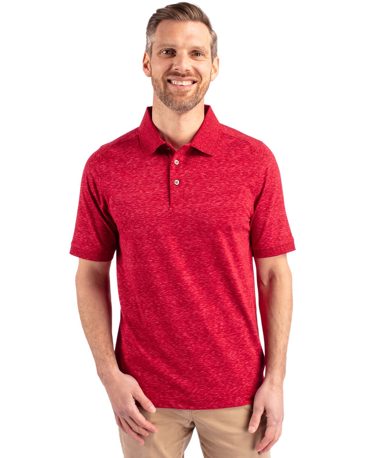 Cutter & Buck Advantage Tri-Blend Space Dye Polo - Men's