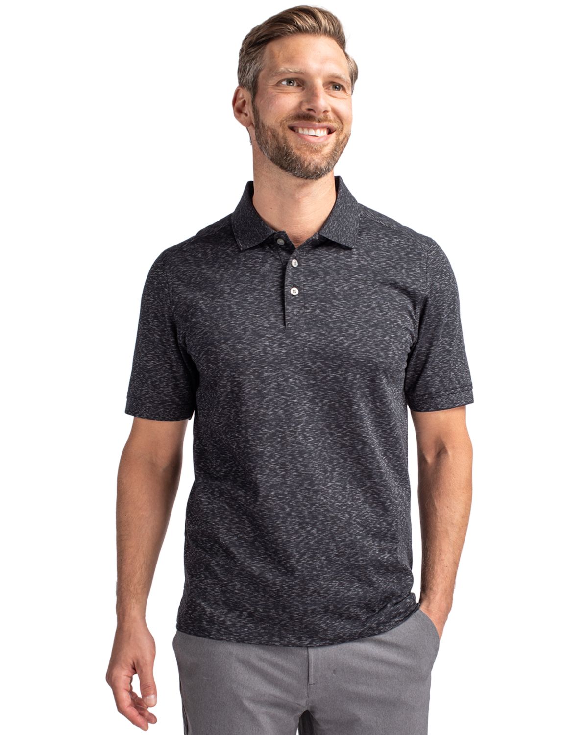 Cutter & Buck Advantage Tri-Blend Pique Mens Polo