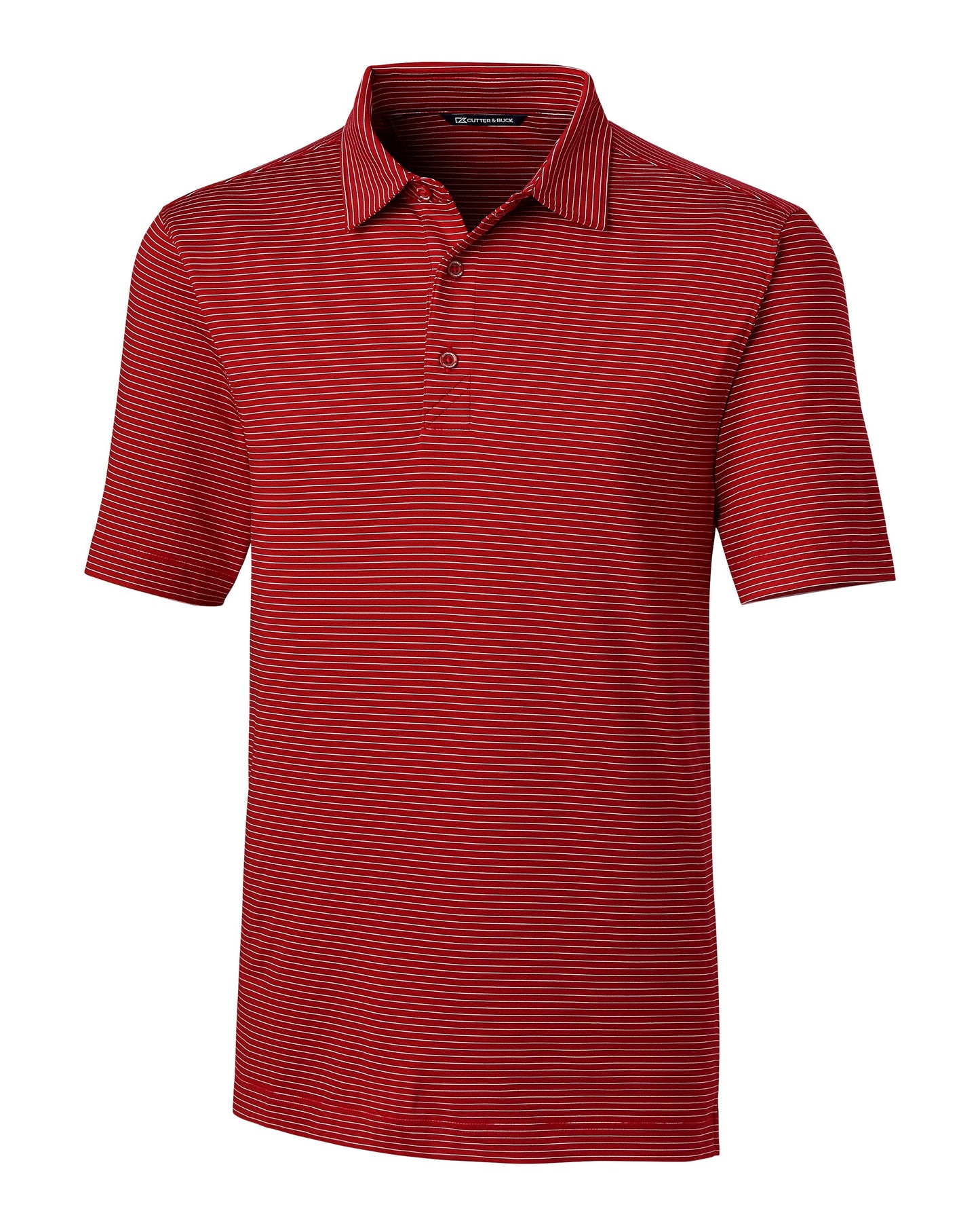 Cutter & Buck Forge Pencil Stripe Stretch Polo - Men's