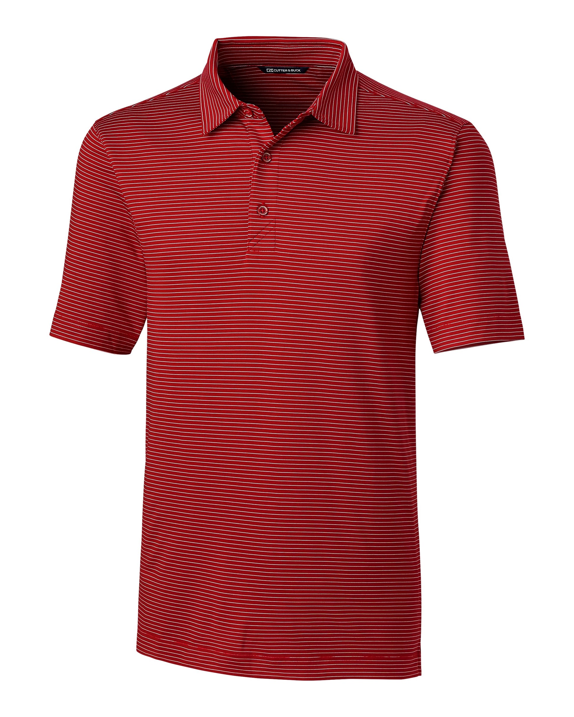 Cutter & Buck Forge Pencil Stripe Stretch Polo - Men's