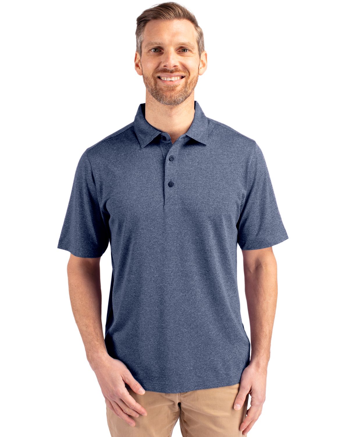 Cutter & Buck Forge Heathered Stretch Polo - Men's