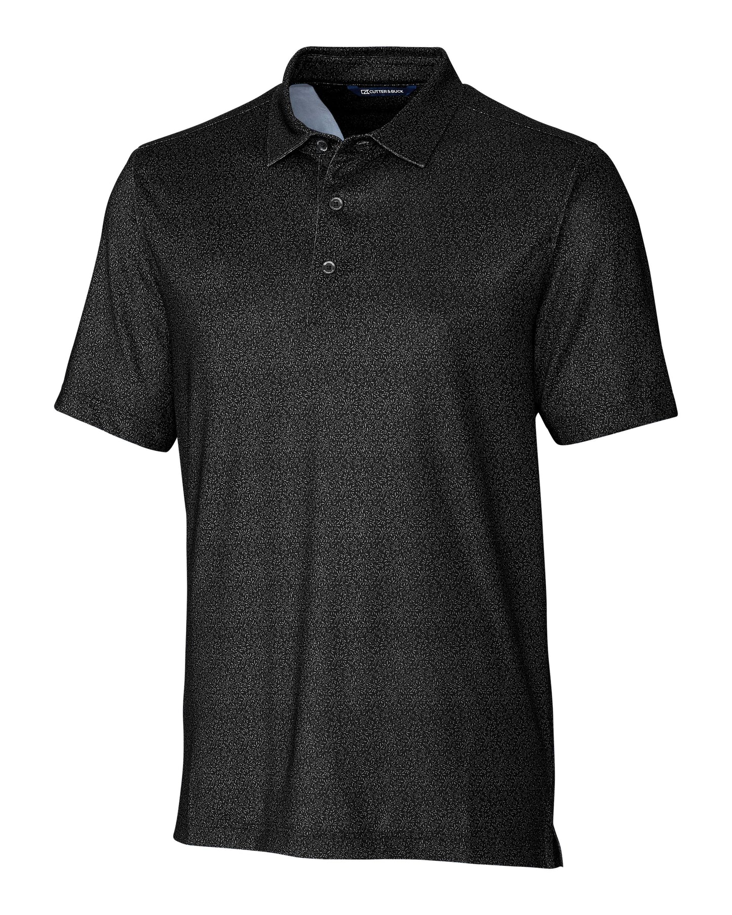 Cutter & Buck Pike Micro Floral Print Stretch Polo - Men's