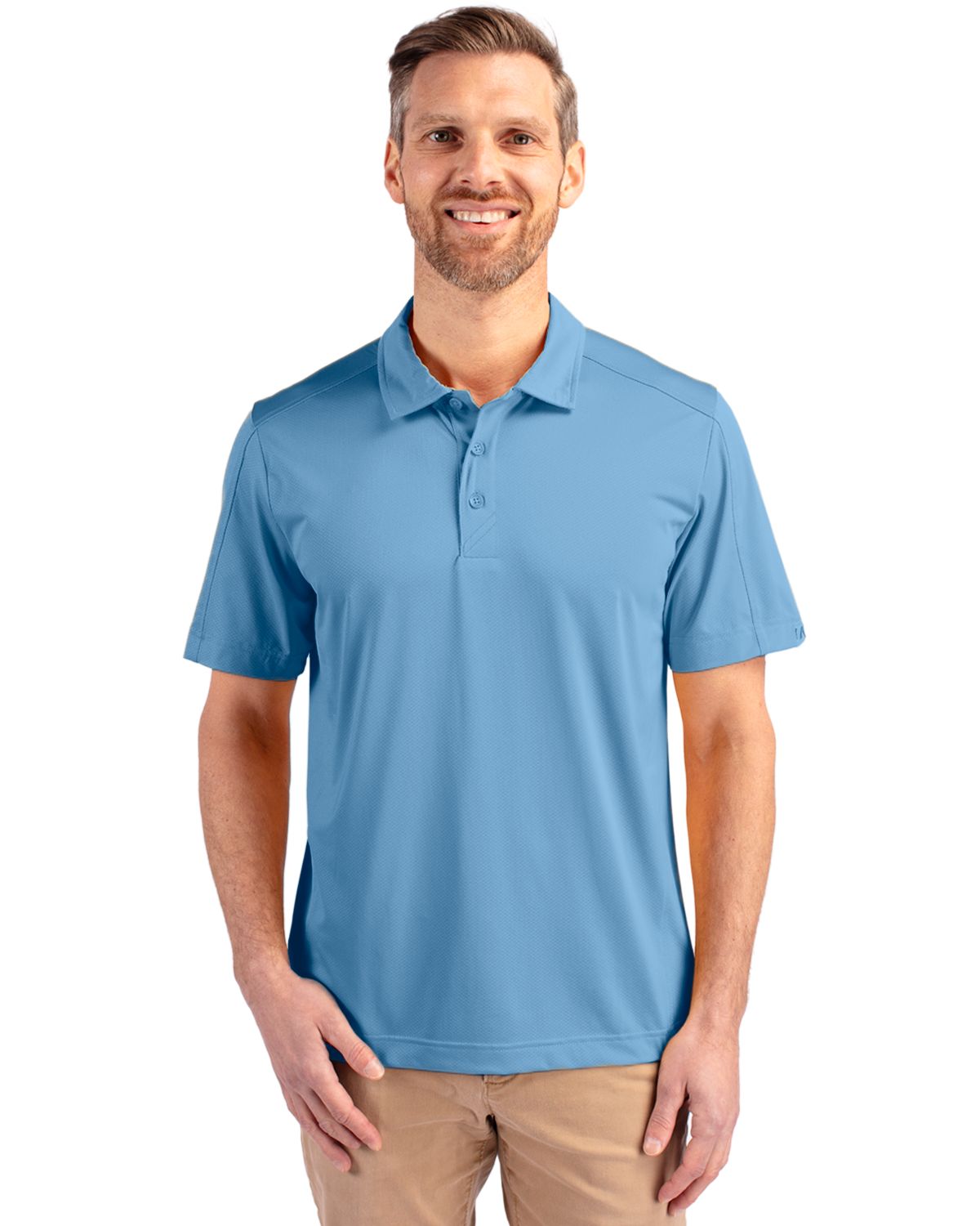 Cutter & Buck Prospect Recycled Featherlight Stretch Mens Polo