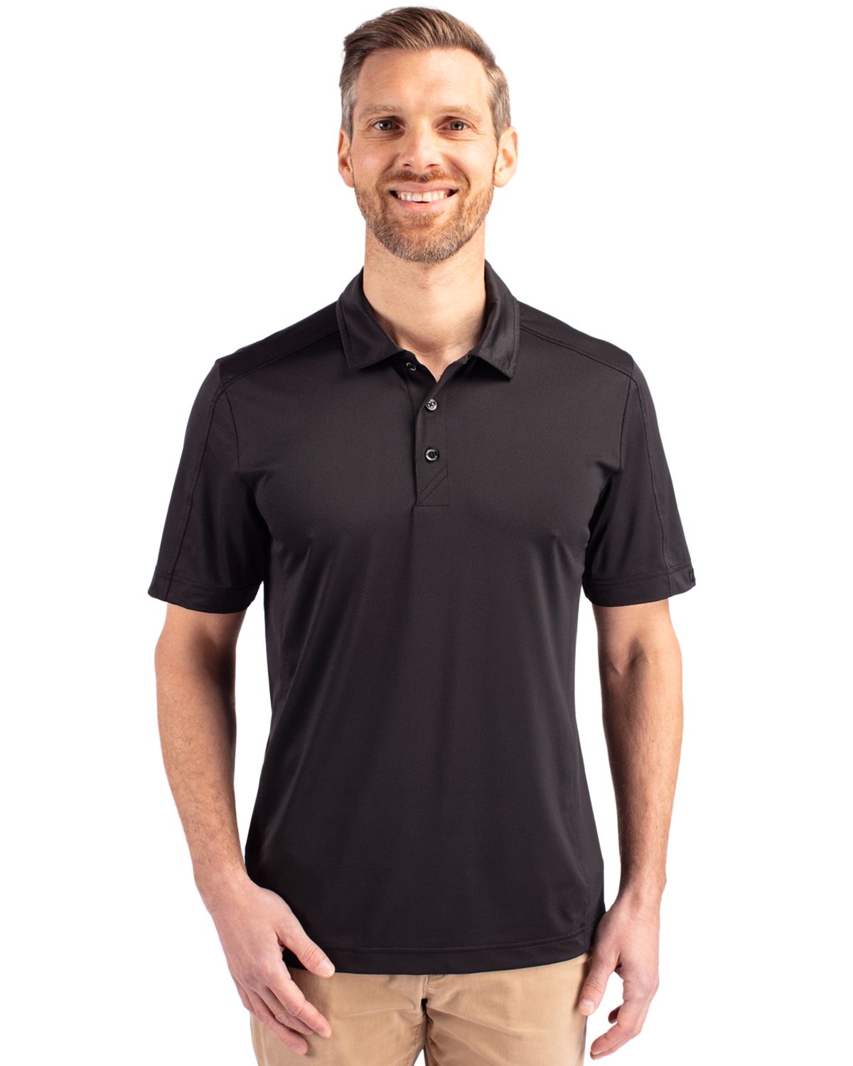 Cutter & Buck Prospect Recycled Featherlight Stretch Mens Polo