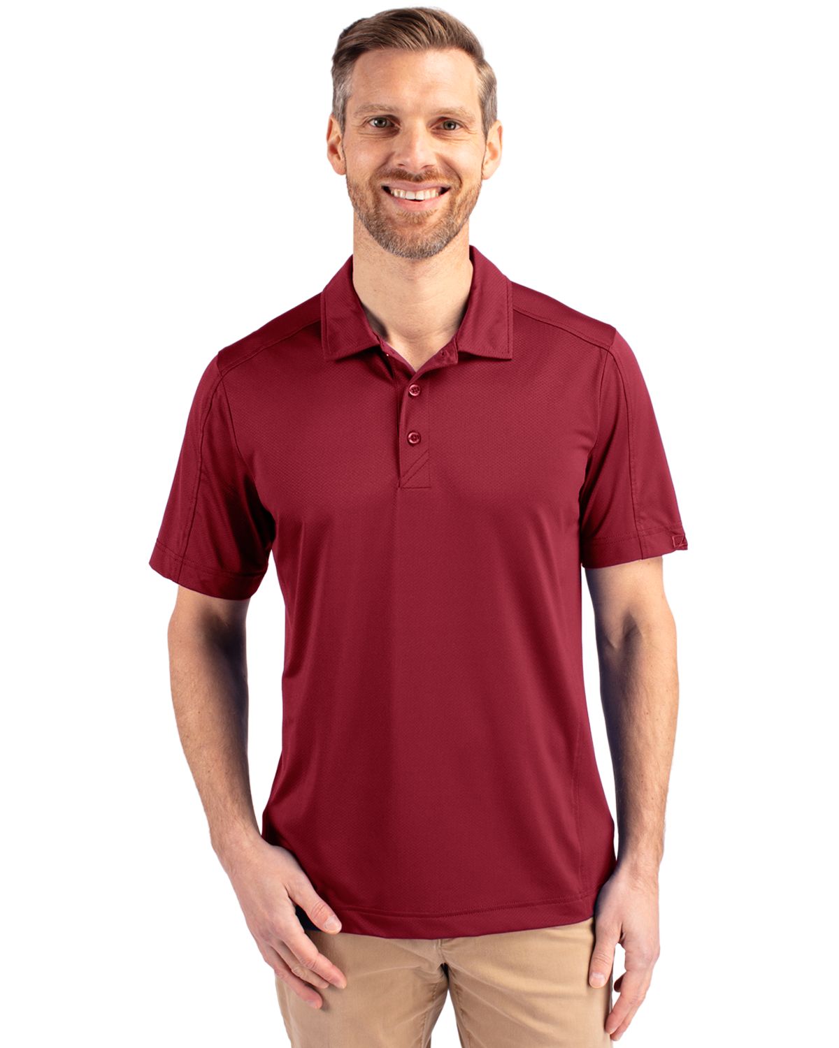 Cutter & Buck Prospect Recycled Featherlight Stretch Mens Polo