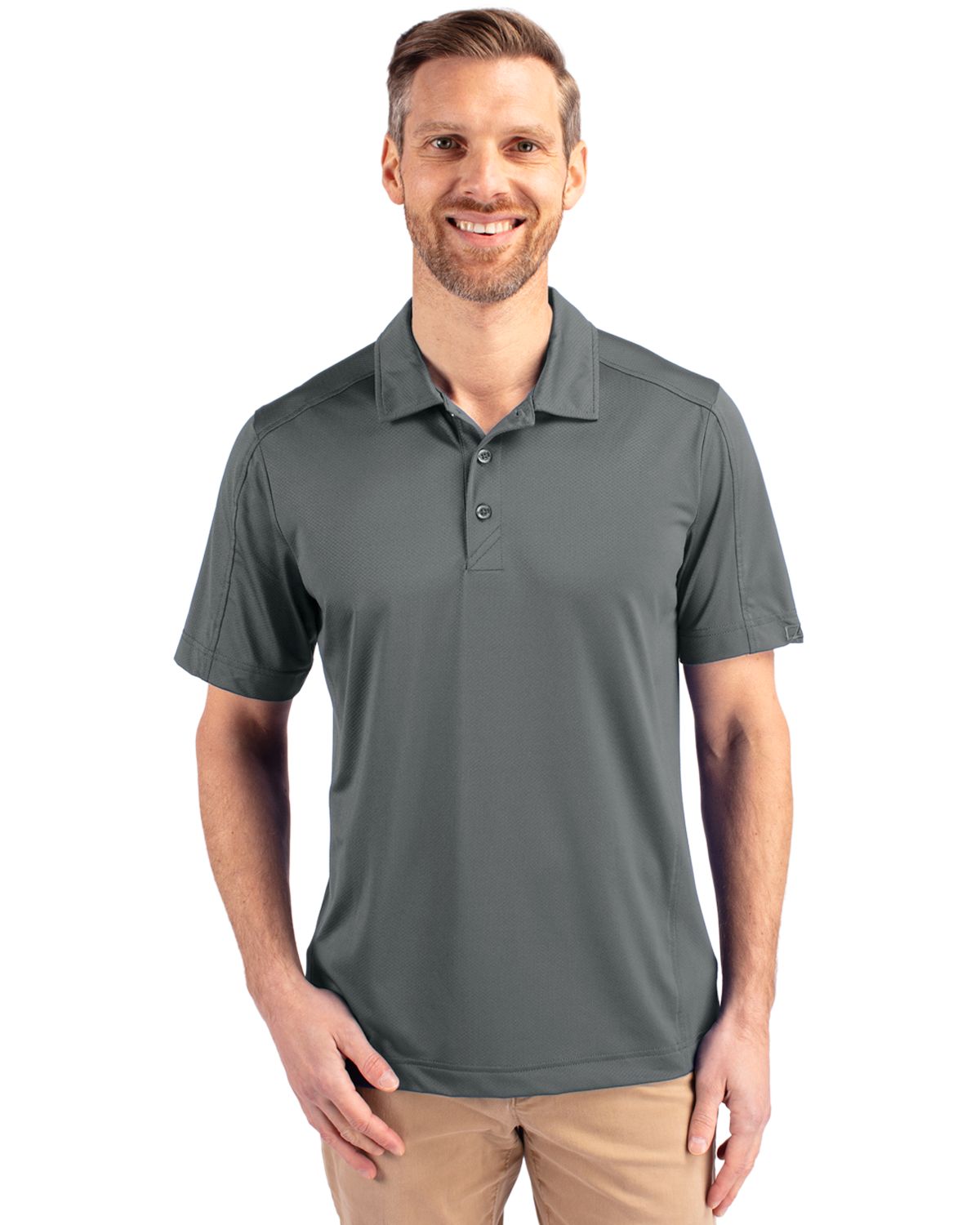 Cutter & Buck Prospect Recycled Featherlight Stretch Mens Polo