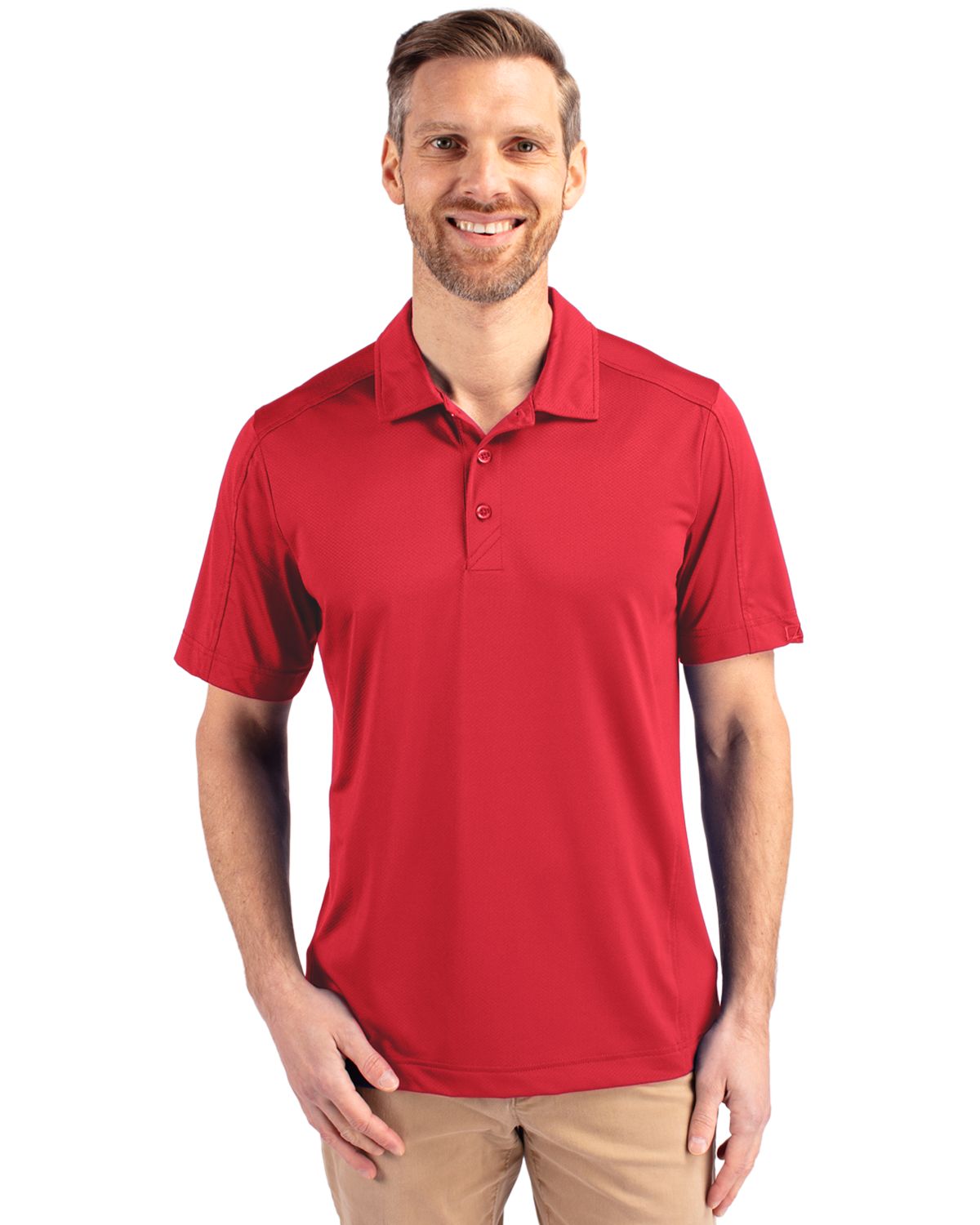 Cutter & Buck Prospect Recycled Featherlight Stretch Mens Polo