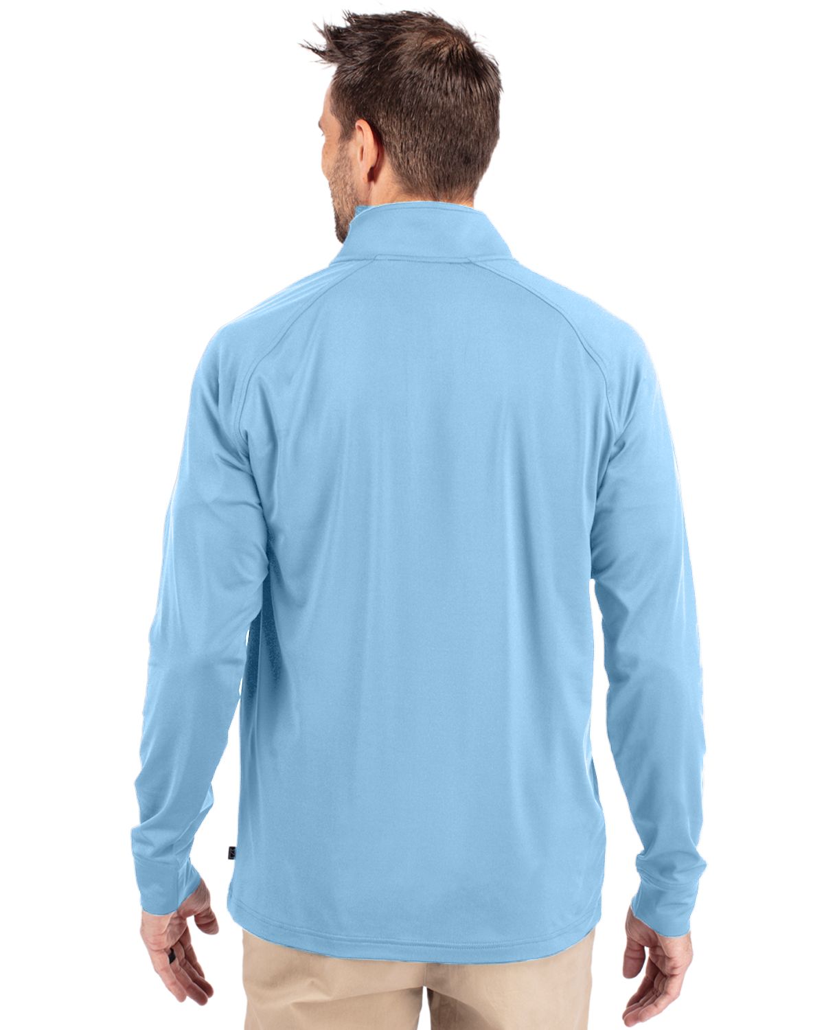 Cutter & Buck Adapt Recycled Soft Knit Stretch Mens Quarter Zip Pullover